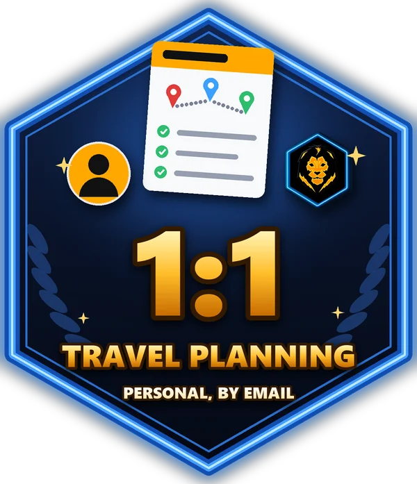 1:1 travel planning