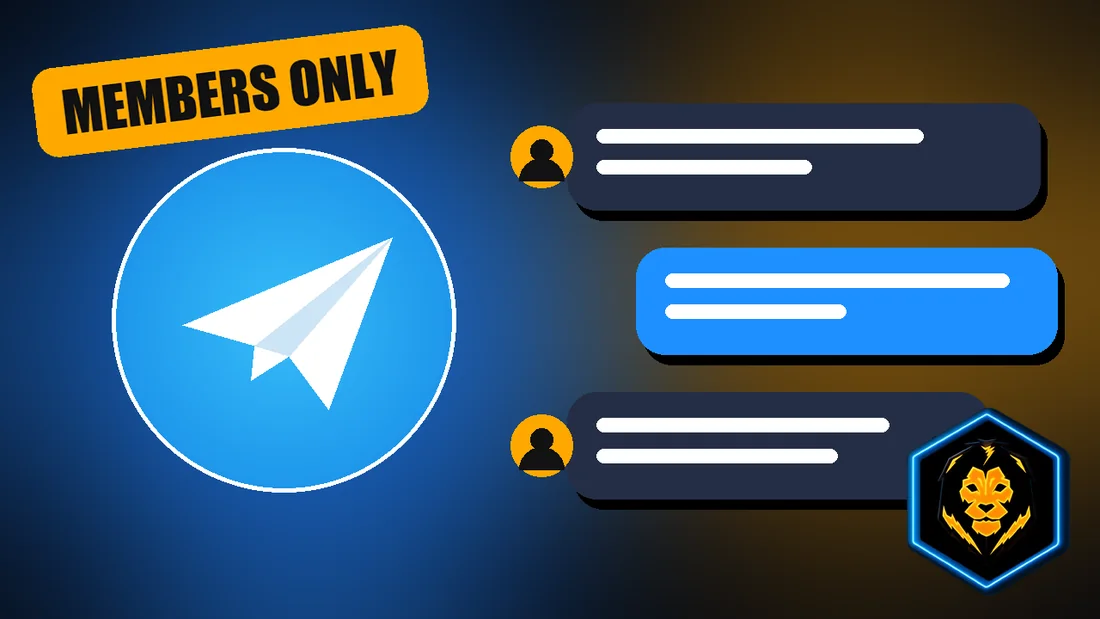 Members-only Telegram group